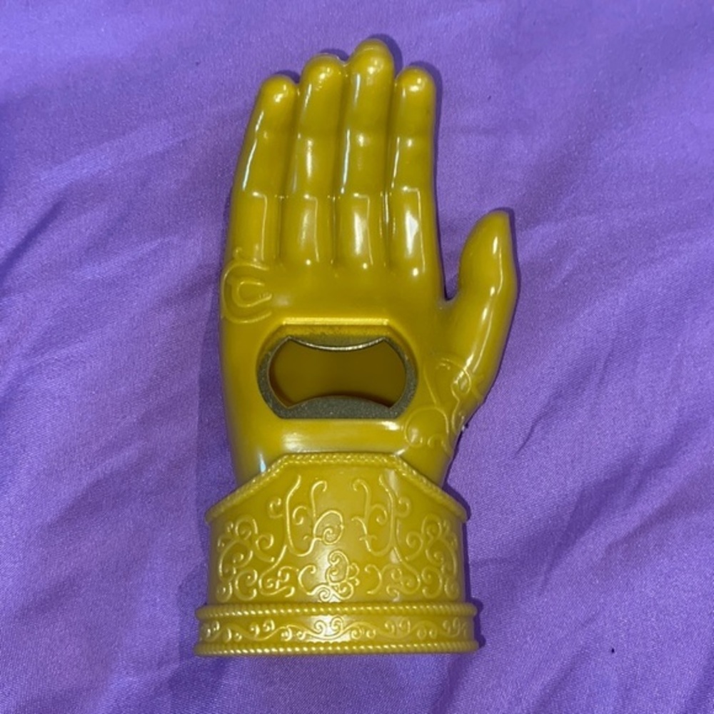 Like new HBO Game of Thrones pop beer Bottle Opener yellow colour Hand display